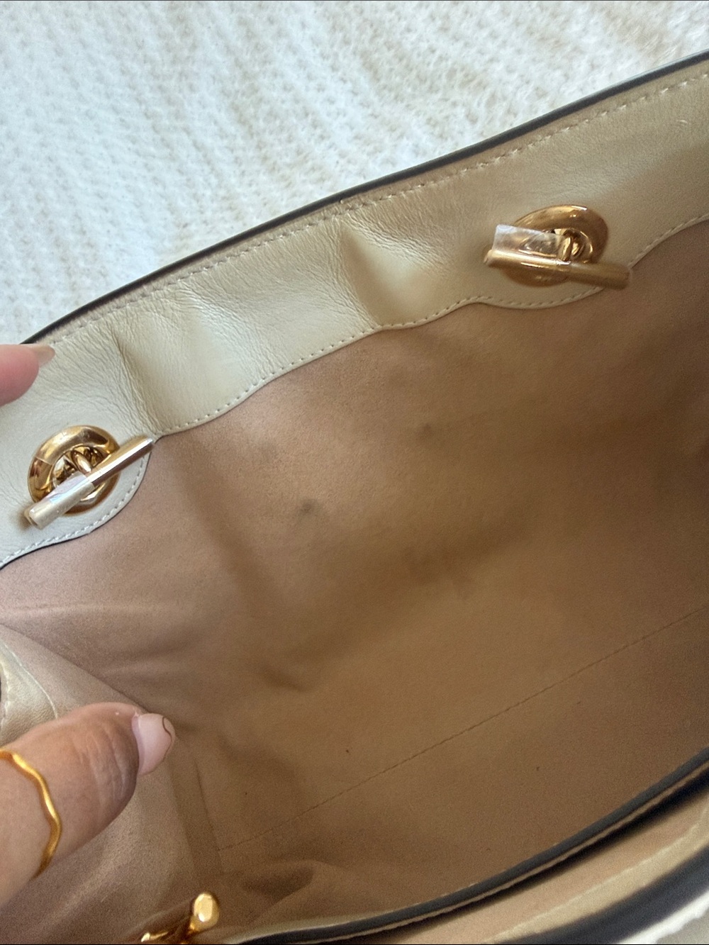 Authentic Gucci GG Supreme Padlock Shoulder Bag - Picture 13 of 14